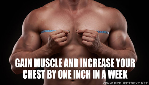 Gain Muscle and Increase Your Chest by One Inch in a Week