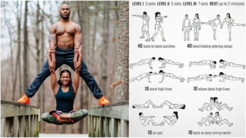 Building The Perfect Body Together | Partner Workouts