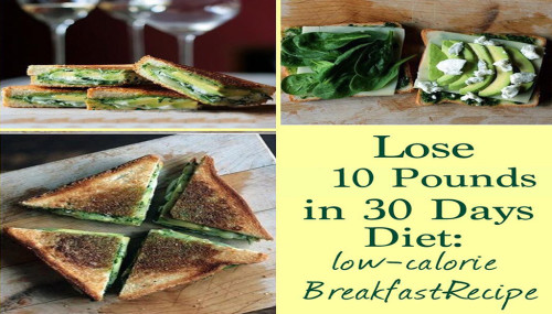 Lose 10 Pounds in 30 Days Diet: Low-Calorie Breakfast-Recipe