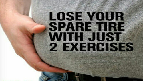 Lose Your Spare Tire With Just 2 Exercises