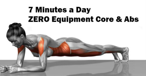 No Equipment, 7 Minute Abs & Core Workout